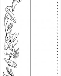 Пескоструйный рисунок Цветы 1338